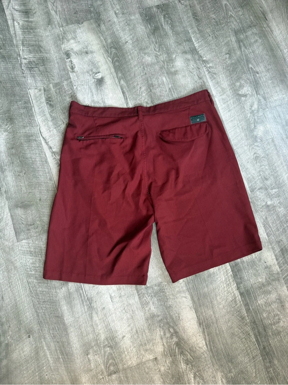Billabong Men’s Burgundy Flat Front Shorts